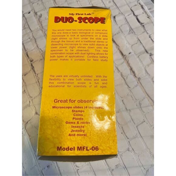 My First Lab Duo-Scope Kids Microscope Model MFL-06 Science Learning Homeschool - Picture 6 of 16